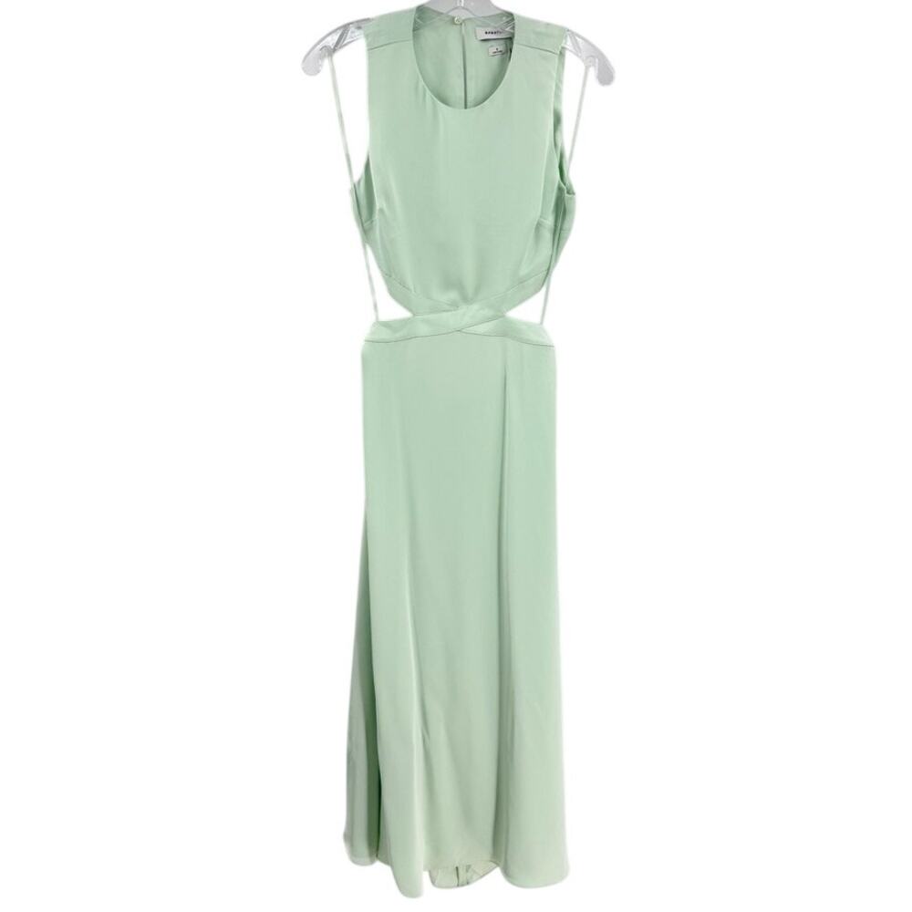 Babaton Aritzia Cella Soft Chip Mint Dress Sz S NWT